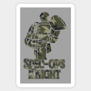 Spec-ops Knight: A Fantasy Design Sticker